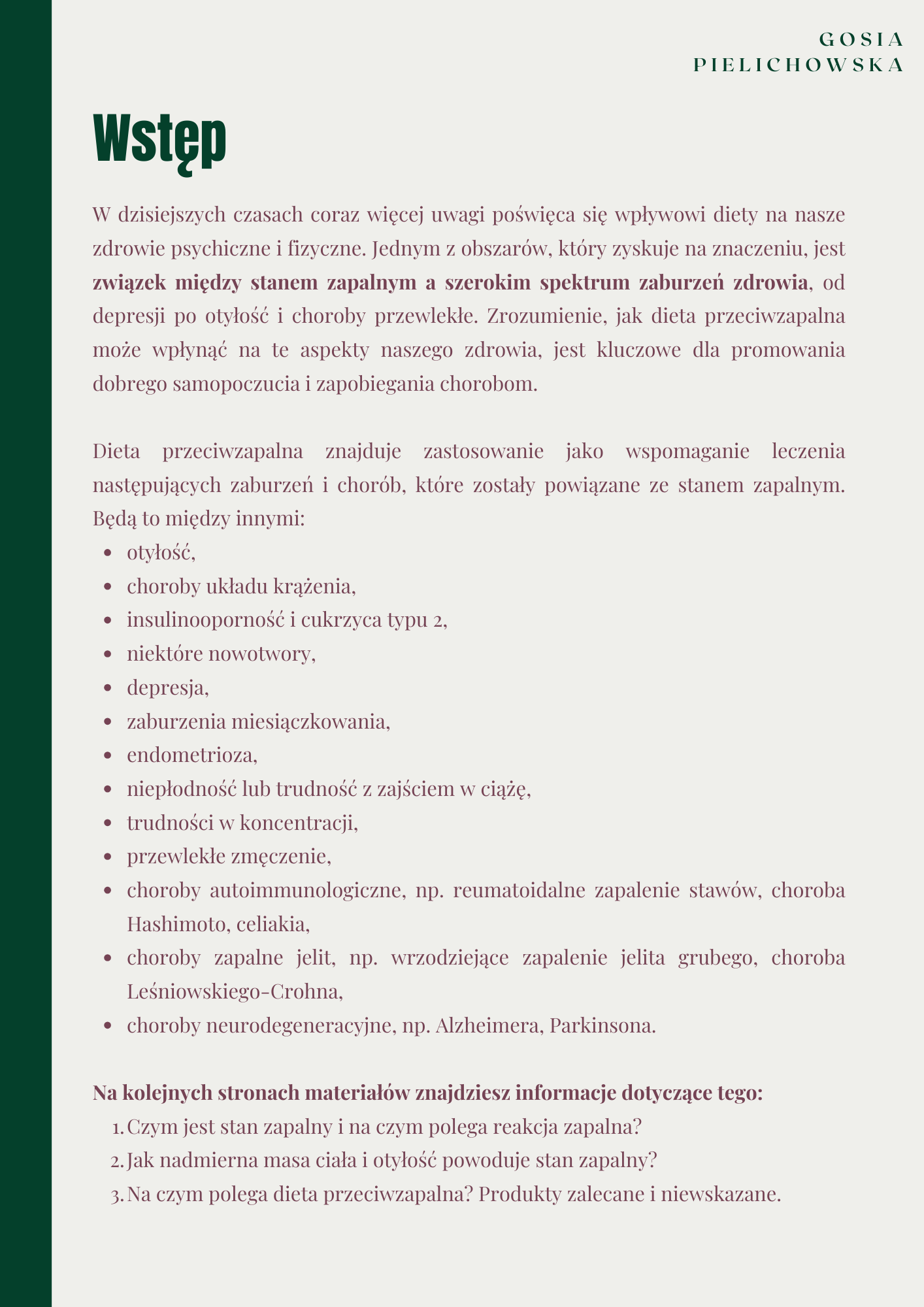 kompendium wiedzy dieta przeciwzapalna